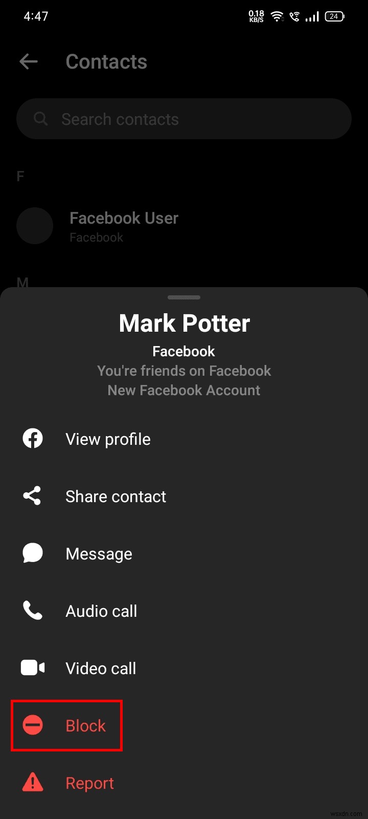 Cách xóa vĩnh viễn một liên hệ khỏi Messenger trên Android 
