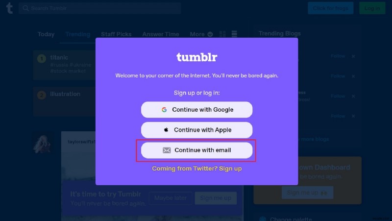 Khôi phục tài khoản Tumblr cũ của bạn:Hướng dẫn đặt lại mật khẩu dễ dàng 