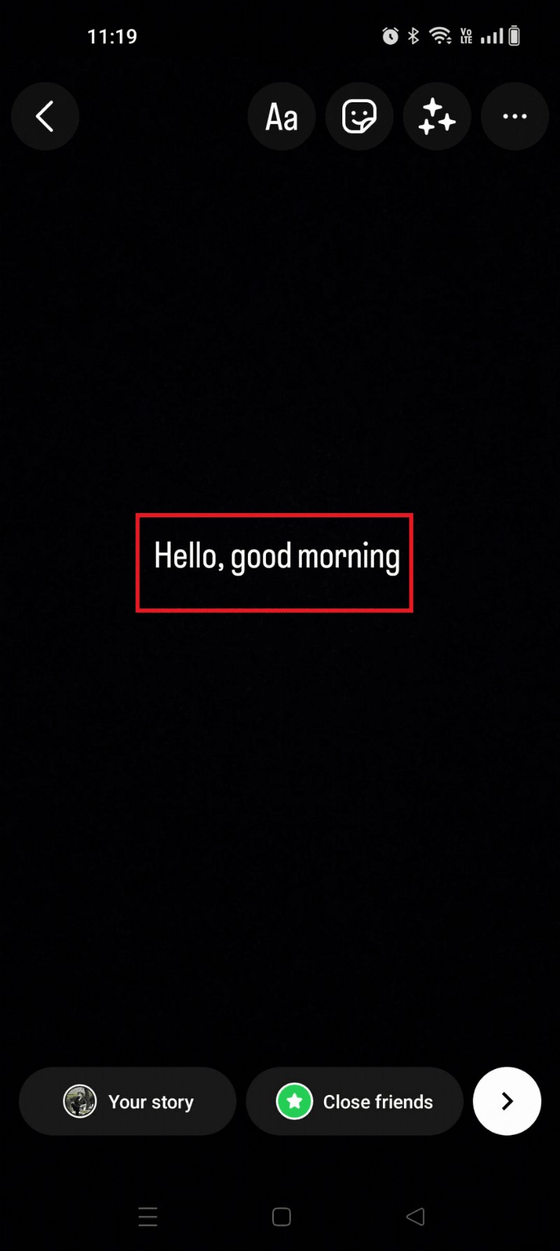 Hướng dẫn từng bước:Thêm văn bản vào ảnh Instagram để có tác động tối đa 