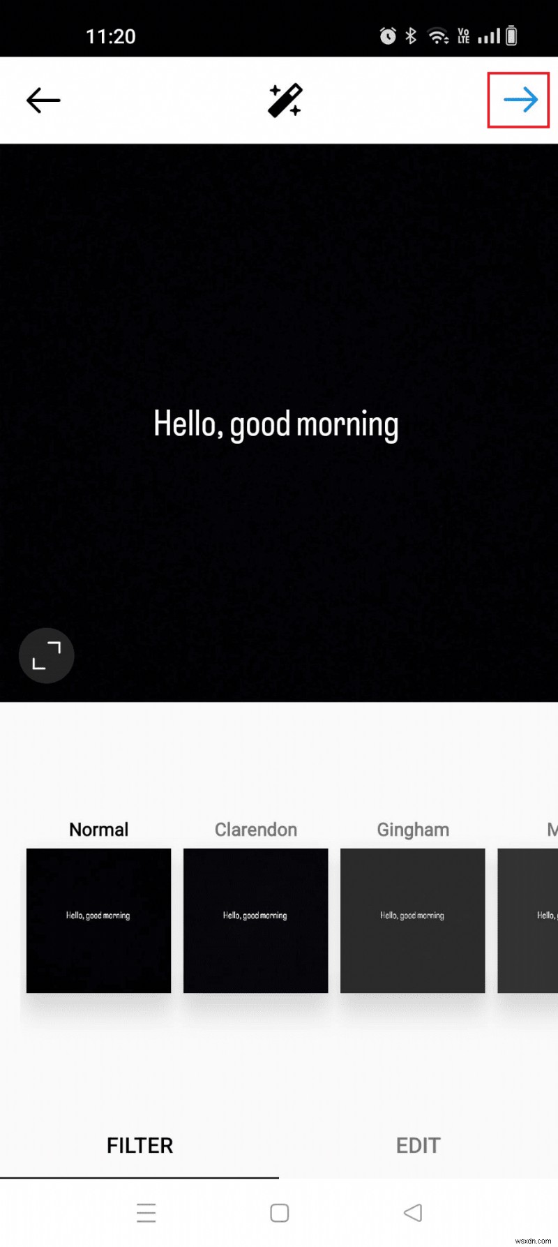 Hướng dẫn từng bước:Thêm văn bản vào ảnh Instagram để có tác động tối đa 
