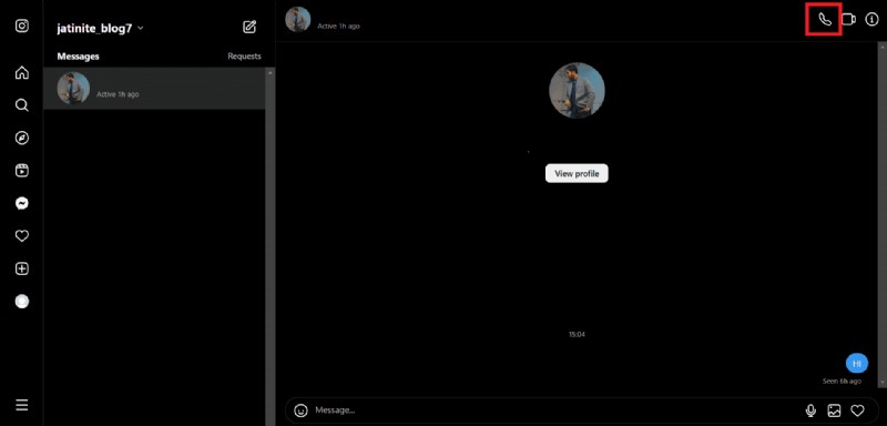 Hướng dẫn từng bước để thực hiện cuộc gọi thoại trên Instagram (Android) 