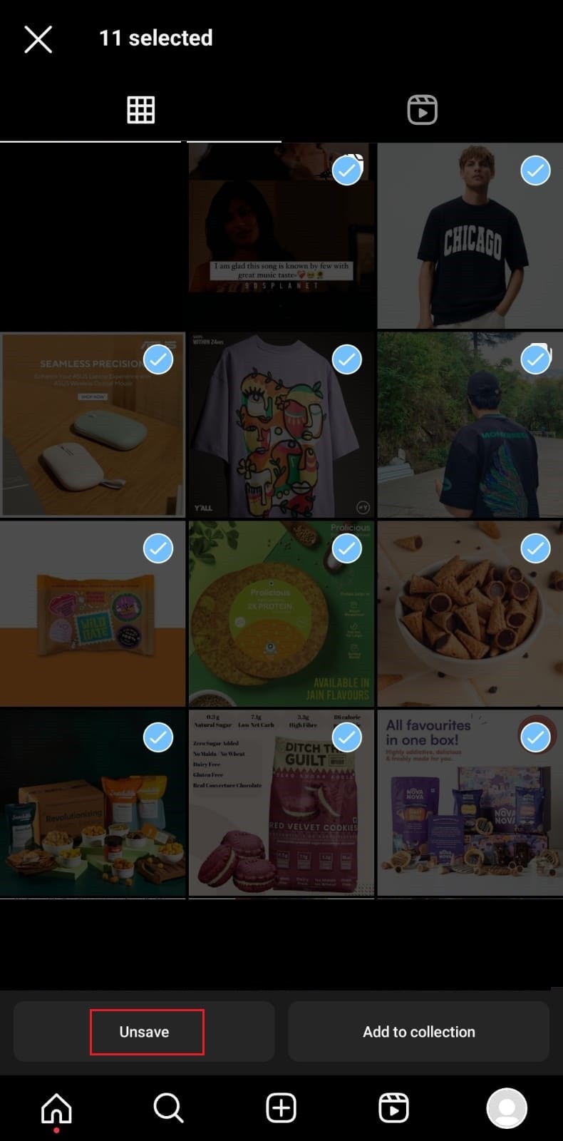 Cách xóa nhanh tất cả bài đăng đã lưu trên Instagram 