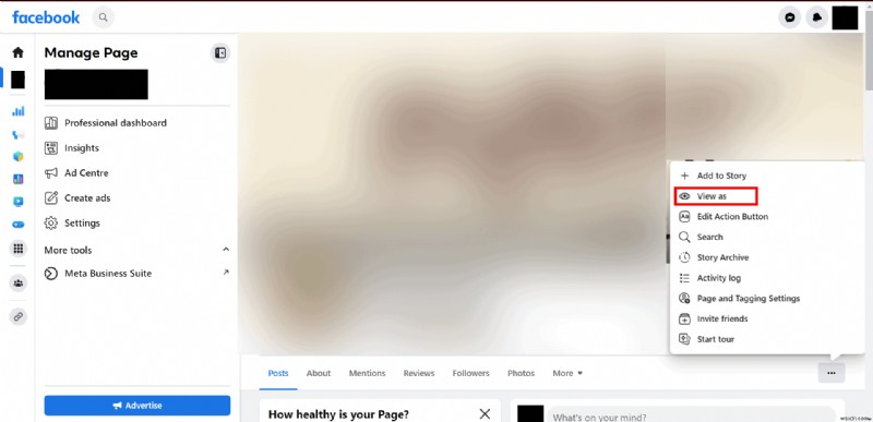 Xem trang Facebook của bạn với tư cách là khách truy cập trên máy tính để bàn – Hướng dẫn từng bước 