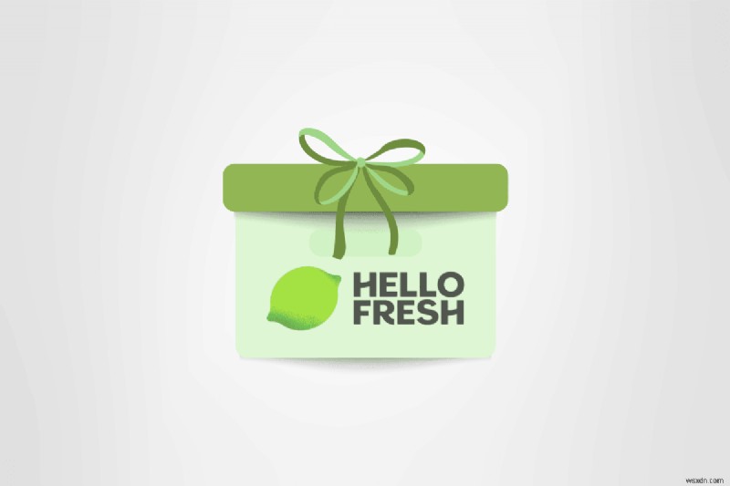 Cách tặng quà HelloFresh:Gửi thẻ Bộ đồ ăn ngon cho bạn bè