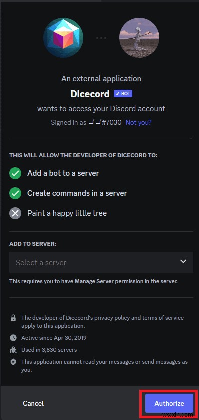 Thêm con lăn xúc xắc ảo vào Discord:Hướng dẫn từng bước