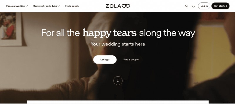 Hướng dẫn từng bước để chỉnh sửa trang web đám cưới Zola của bạn 