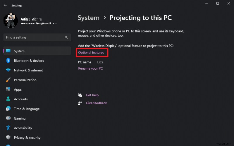 Giải quyết tình trạng  Chiếu lên PC này  chuyển sang màu xám trong Windows 