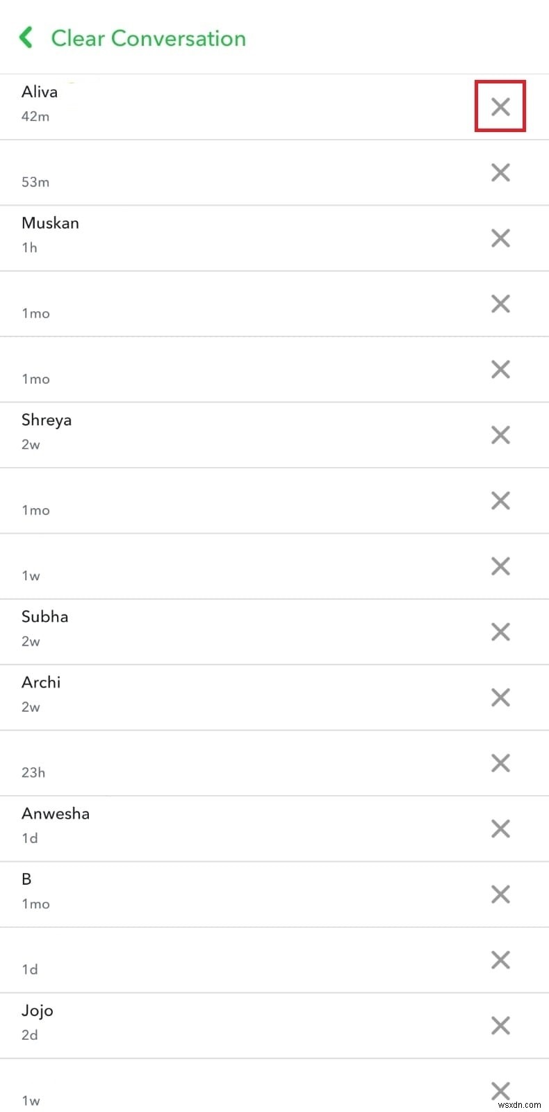 Hướng dẫn nhanh:Xóa tất cả tin nhắn Snapchat đã lưu và giải phóng dung lượng 