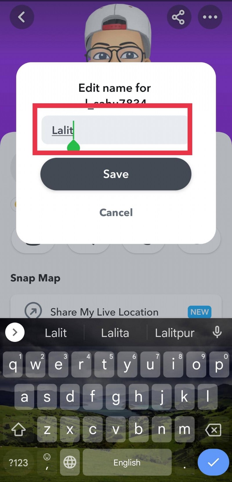 Dễ dàng đổi tên bạn bè trên Snapchat:Hướng dẫn từng bước