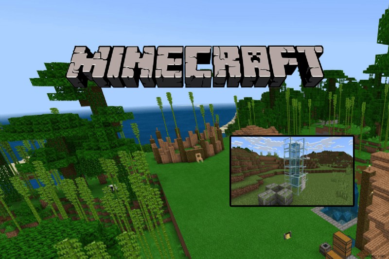 Xây dựng thang máy bong bóng trong Minecraft Bedrock - Hướng dẫn từng bước dễ dàng 