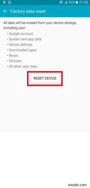 Hướng dẫn từng bước để Hard Reset điện thoại Android của bạn 