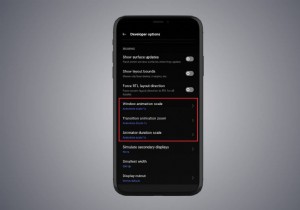 Tăng tốc Android của bạn:Cách điều chỉnh cài đặt hoạt ảnh 