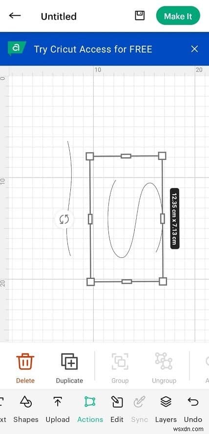 Làm chủ văn bản cong trên Cricut Android:Hướng dẫn từng bước 