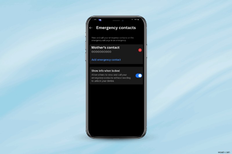 Đặt nhanh liên hệ khẩn cấp (SOS) trên điện thoại Android của bạn 