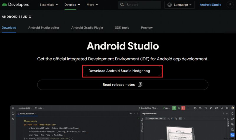 Hướng dẫn từng bước:Tải xuống và cài đặt Trình mô phỏng Android Studio