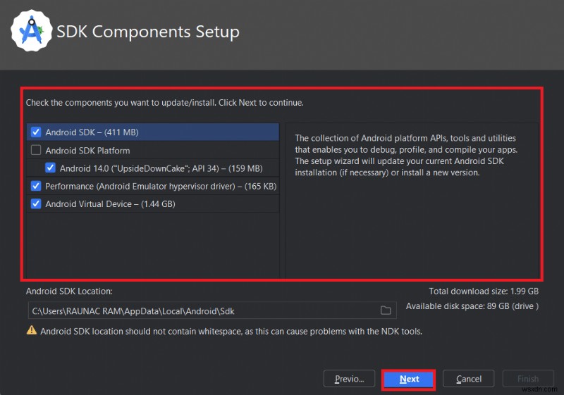 Hướng dẫn từng bước:Tải xuống và cài đặt Trình mô phỏng Android Studio