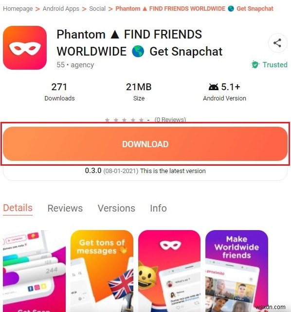 Cách cài đặt Snapchat Phantom trên thiết bị Android 