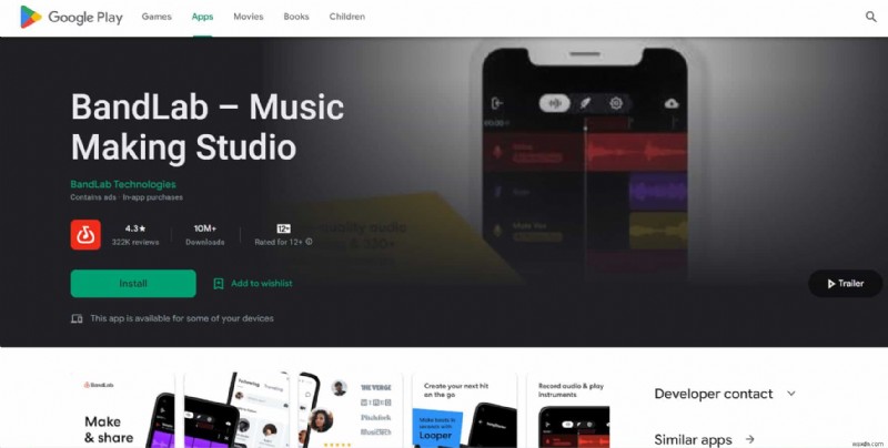 Các lựa chọn thay thế GarageBand hàng đầu cho Android – Hướng dẫn năm 2024 