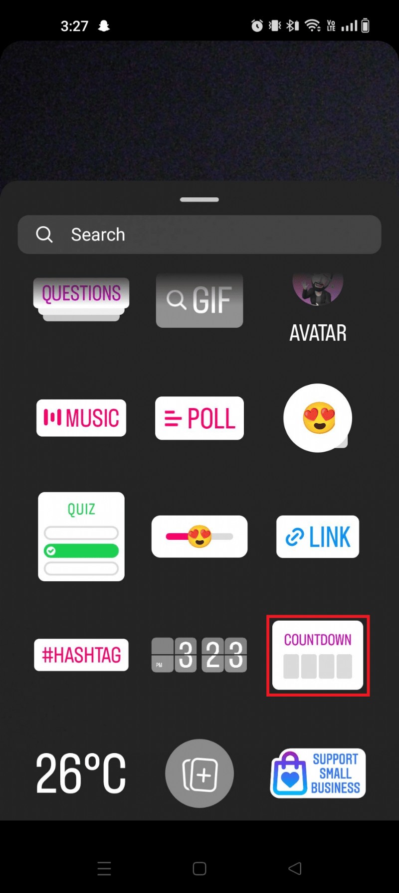 Hướng dẫn từng bước:Đặt hẹn giờ cho máy ảnh Instagram trên Android
