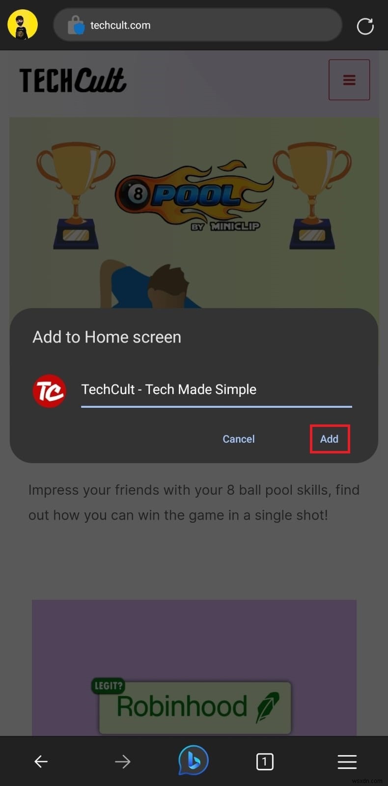 Thêm hình thu nhỏ vào Trang chủ Microsoft Edge của bạn trên Android—Hướng dẫn từng bước dễ dàng 