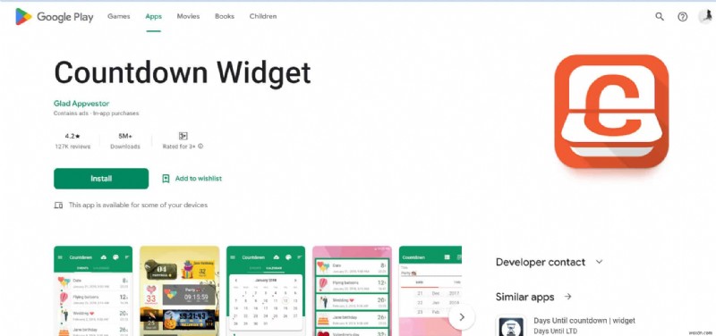 20 ứng dụng đếm ngày hàng đầu trên Android:Luôn đi đúng hướng 