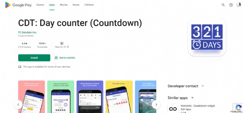 20 ứng dụng đếm ngày hàng đầu trên Android:Luôn đi đúng hướng 