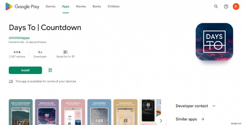 20 ứng dụng đếm ngày hàng đầu trên Android:Luôn đi đúng hướng 