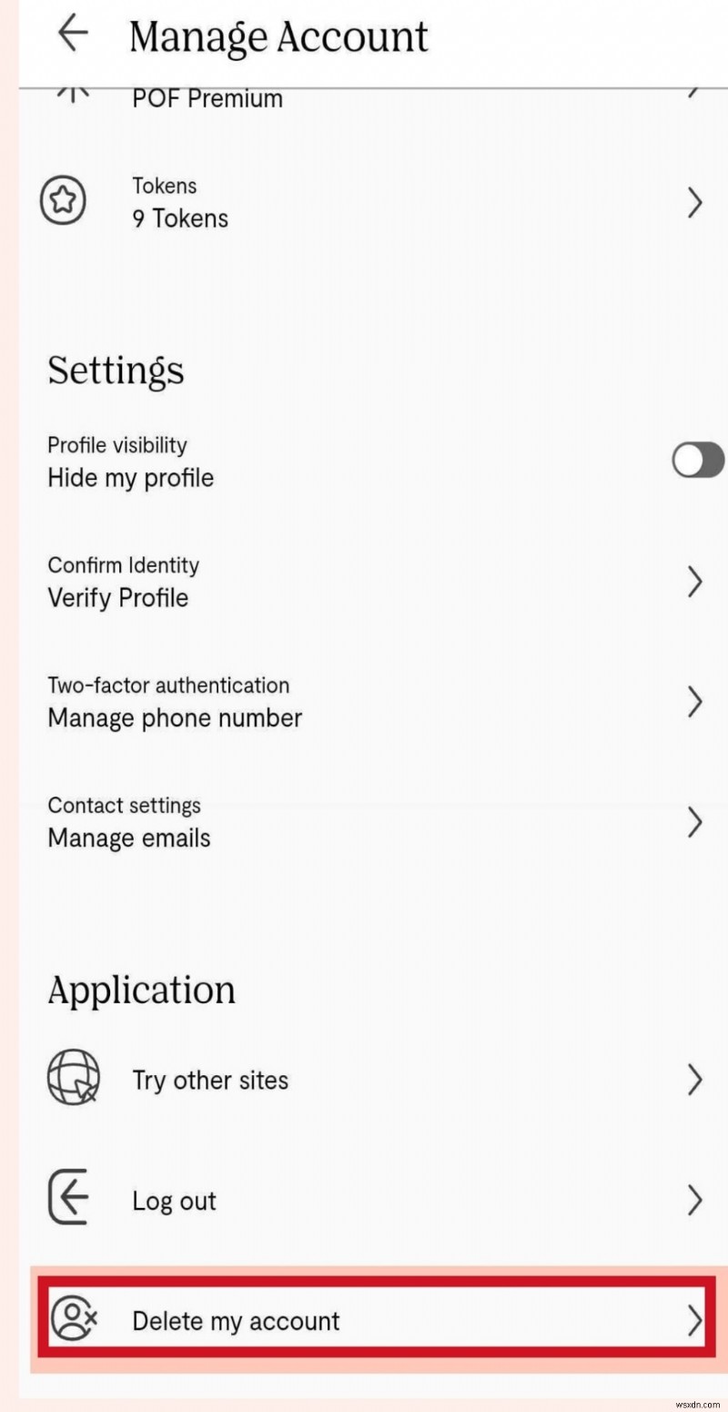 Dễ dàng xóa tài khoản POF của bạn trên Android:Hướng dẫn từng bước 