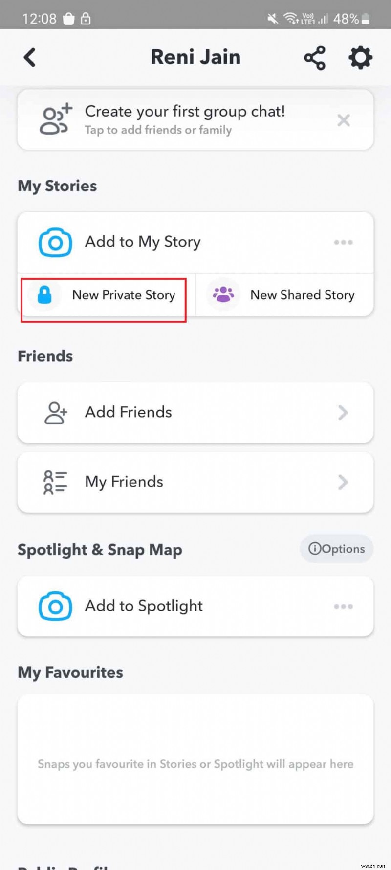 Cách ẩn câu chuyện Snapchat của bạn khỏi những người xem cụ thể 