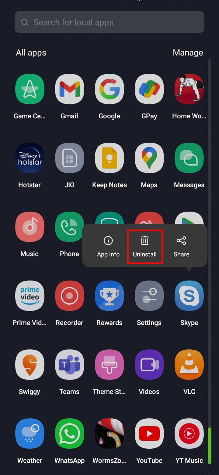 Hướng dẫn từng bước để gỡ cài đặt Skype trên thiết bị Android 