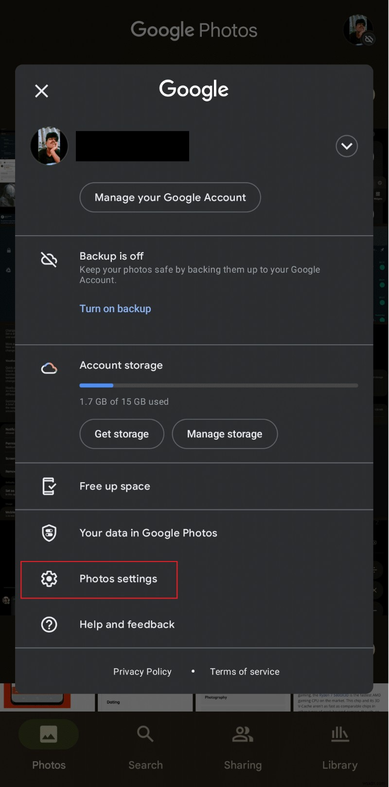 Cách giải quyết sự cố sao lưu ảnh WhatsApp vào Google Photos trên Android 