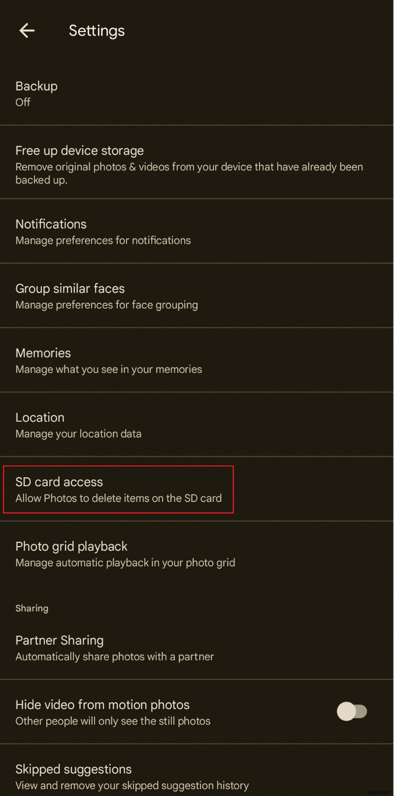Cách giải quyết sự cố sao lưu ảnh WhatsApp vào Google Photos trên Android 