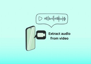 Trích xuất âm thanh từ video trên Android:Phương pháp đơn giản, an toàn, không có ứng dụng 
