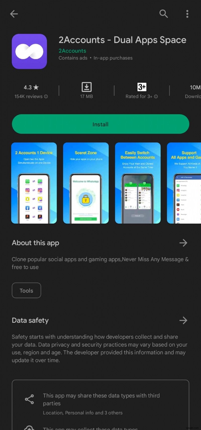 Ứng dụng Android trùng lặp không có không gian song song:Hướng dẫn cài đặt dễ dàng 