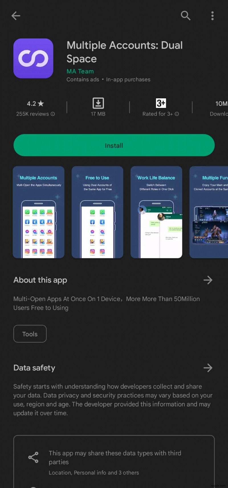 Ứng dụng Android trùng lặp không có không gian song song:Hướng dẫn cài đặt dễ dàng 