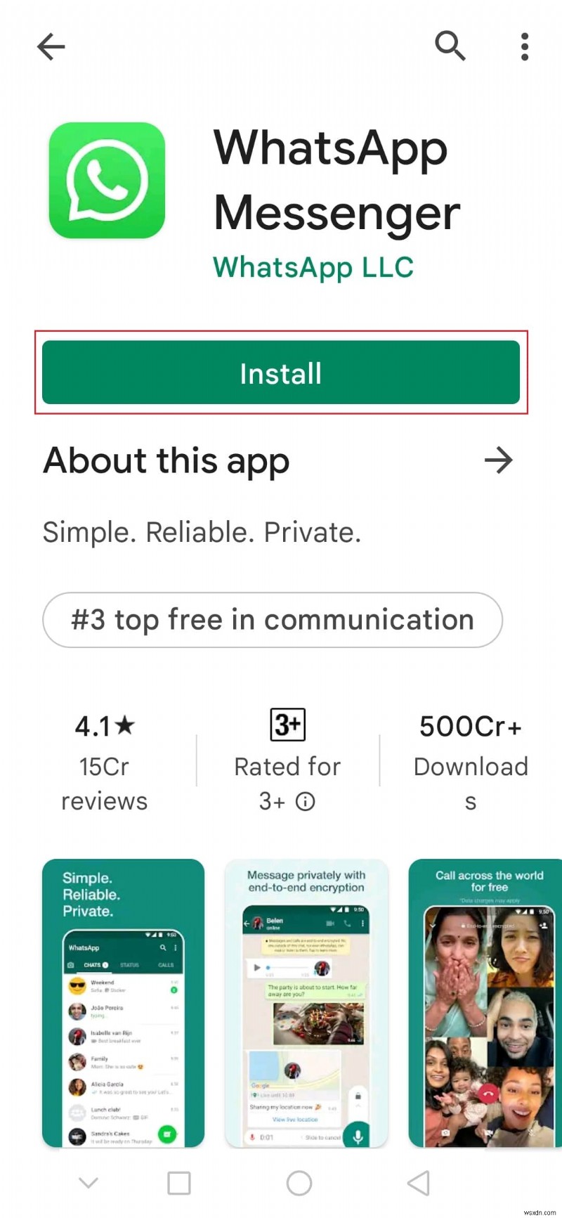 Cách giải quyết lỗi  Định dạng tệp không được hỗ trợ  của WhatsApp trên Android 