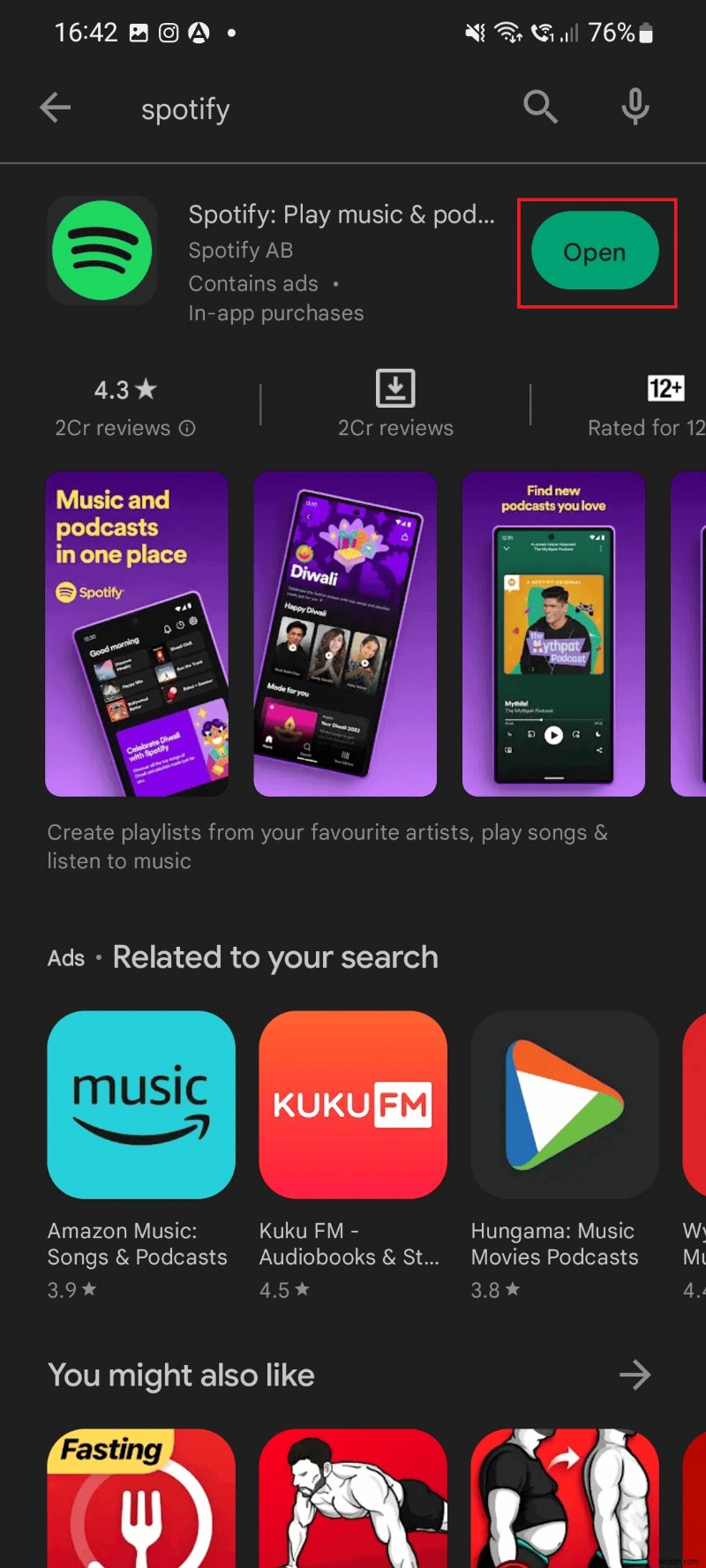 7 giải pháp hàng đầu để giải quyết lỗi  Đã xảy ra lỗi  Spotify trên Android 