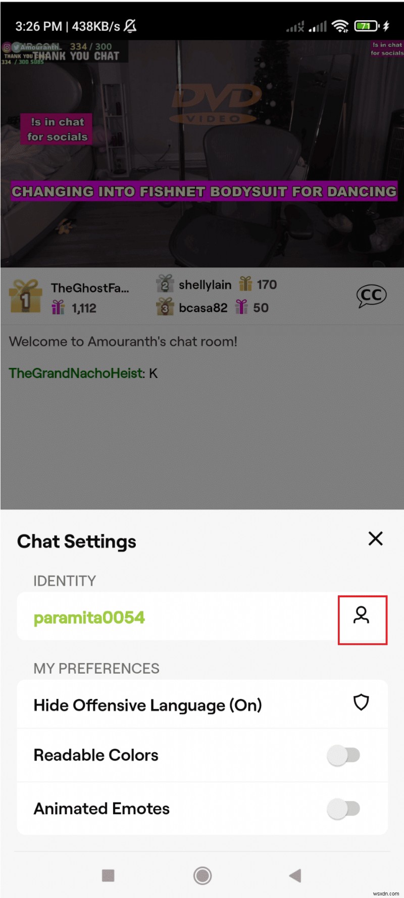 Cách thay đổi màu trò chuyện Twitch của bạn trên thiết bị di động – Hướng dẫn từng bước 