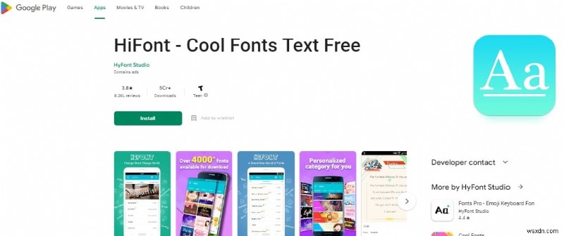 17 ứng dụng phông chữ miễn phí hàng đầu cho điện thoại thông minh Android 