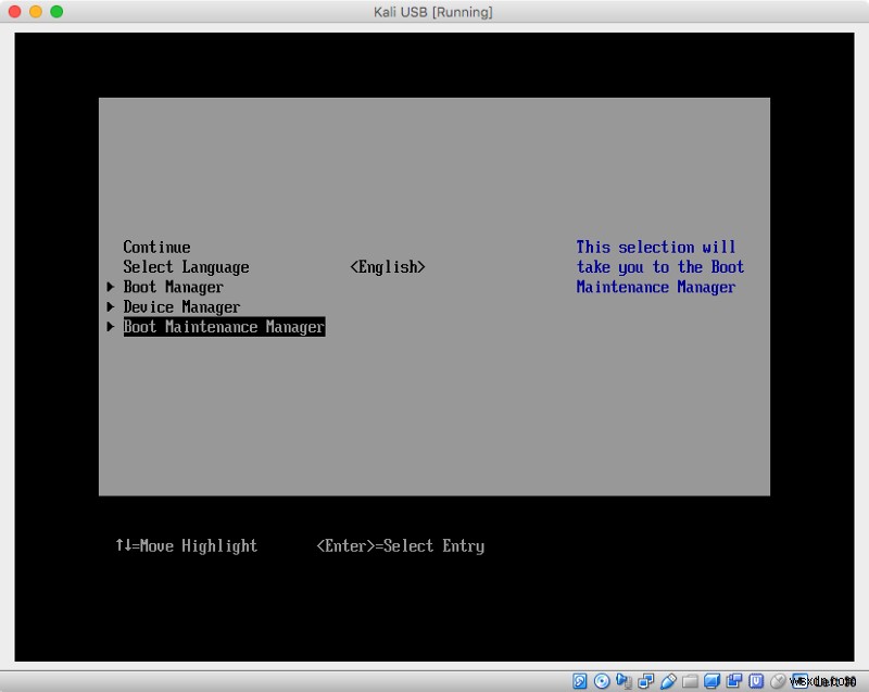 Cài đặt Kali Linux trên USB với EFI Boot trên Mac:Hướng dẫn từng bước với mẹo ảo hóa 