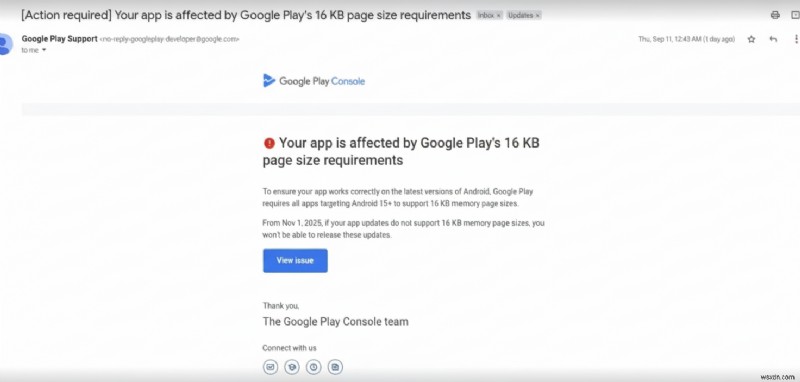 Yêu cầu về kích thước trang 16 KB của Google Play:Tại sao nó quan trọng và cách cập nhật ứng dụng của bạn 