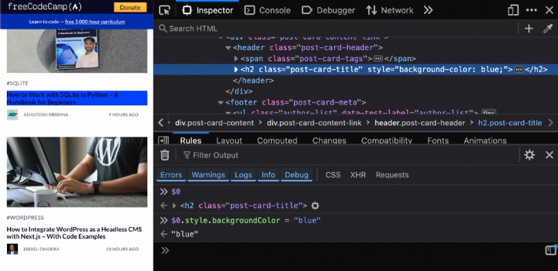 Tối đa hóa hiệu quả phát triển:Tận dụng các tính năng của DevTools trên nhiều trình duyệt 