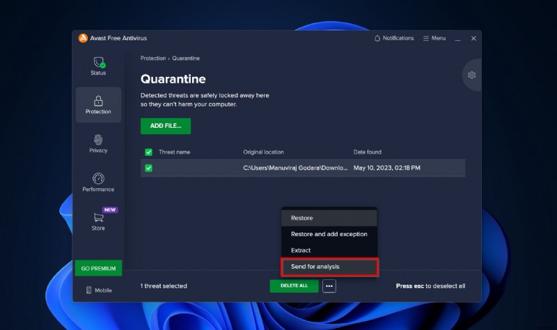 Khôi phục các tệp đã bị Avast Antivirus xóa:Hướng dẫn khôi phục từng bước