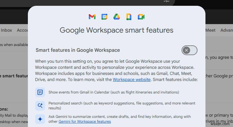 Cách tắt Gemini AI trong Gmail:Hướng dẫn từng bước 