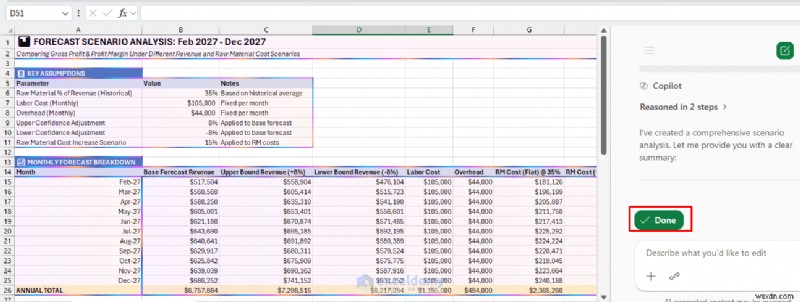 Master Excel Copilot để dự báo và phân tích What‑If 