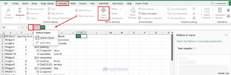 Mở khóa Phân tích nâng cao:Python trong Excel tăng cường phân tích dữ liệu 