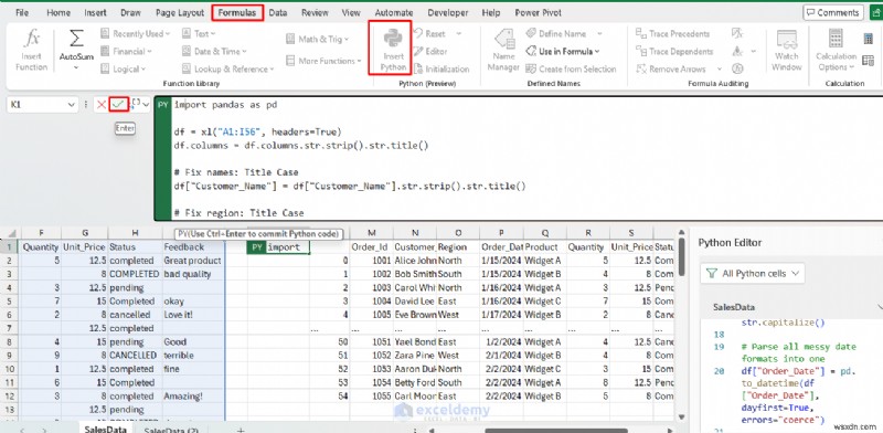 Mở khóa Phân tích nâng cao:Python trong Excel tăng cường phân tích dữ liệu 