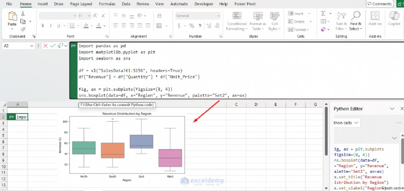 Mở khóa Phân tích nâng cao:Python trong Excel tăng cường phân tích dữ liệu 
