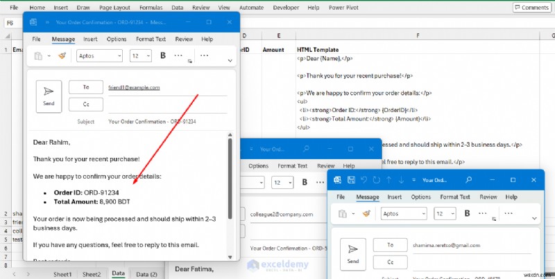 Trình tạo email Excel:Tự động hóa email Outlook được cá nhân hóa bằng VBA 