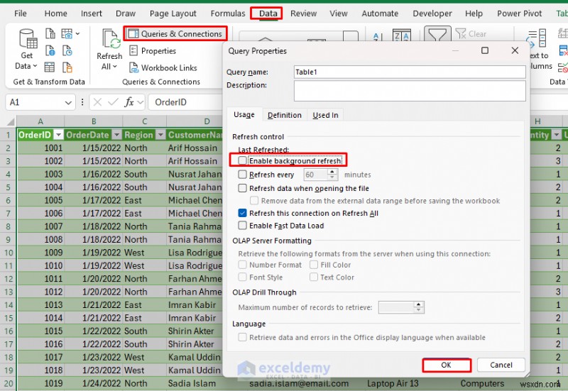 7 cài đặt Excel ẩn làm giảm hiệu suất trong sổ làm việc lớn